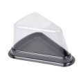 High Quality Triangle Clear Plastic Pet Cake Container