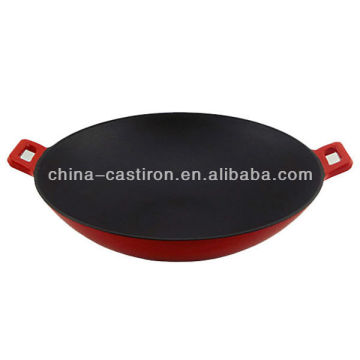 cast iron wok set