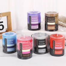 Ice Flower Candles Decorative Pillar Candle