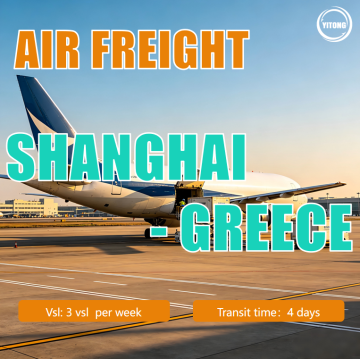 Air Freight from Shanghai to Athens Greece