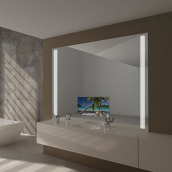 Modern Bathroom Mirrors With Built In Tvs