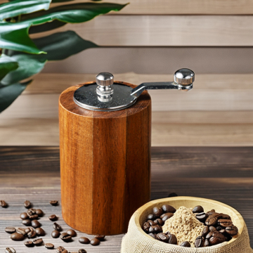 Adjustable Long Hand Crank Manual Pepper Grinder