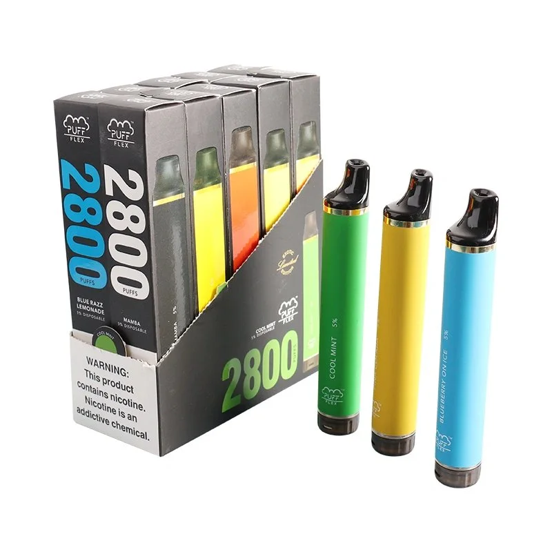 Puff Flex Disposable 1500mAh Battery 2800 Puffs Disposable Vape with 13 Flavors