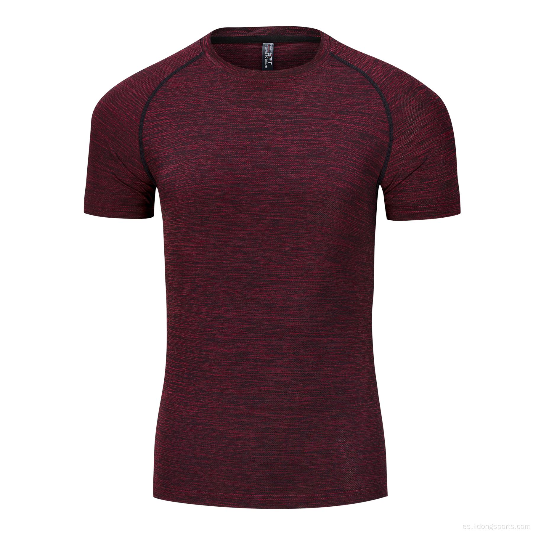 Camiseta de fitness en seco rápido para hombres gimnasios