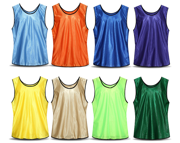 2021 2021 LiDong Wholesale Custom Cheap Sublimation Soccer Vests Reversible Sports Football Training Vest