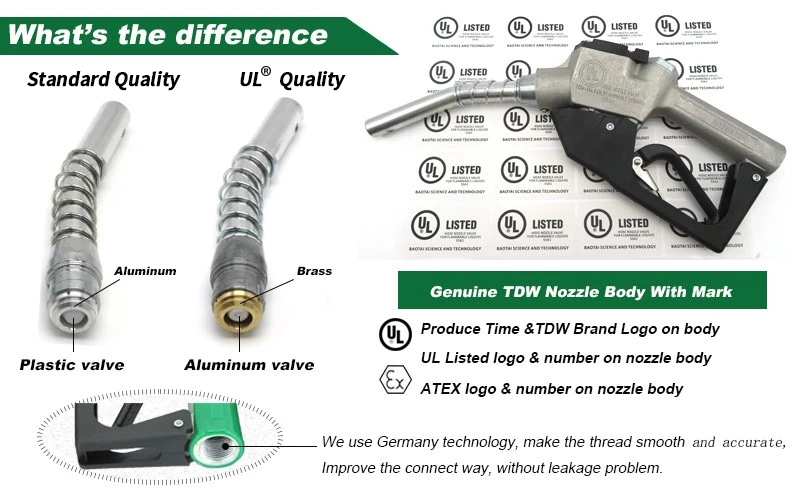 Fuel Oil Station Dispensing Pump Automatic Filling Nozzle