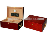 Cherry matt finish spanish cedar wooden Cigar Humidor