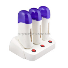 Triple Roller Wax Heater & Roll On Wax Warmer for Depilatory Use