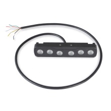 Mini LED Warning Light Bar - 6 LED Car Strobe Warning Light