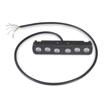 Mini LED Warning Light Bar - 6 LED Car Strobe Warning Light