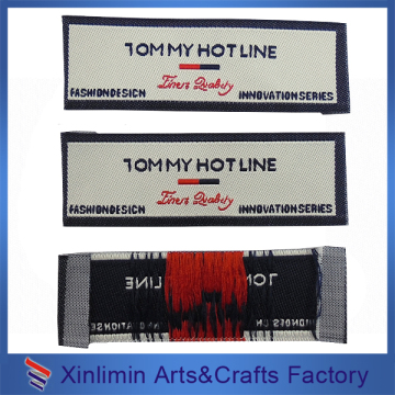 Woven fashion private clothes labels making