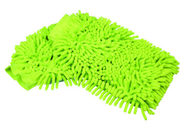 exellent soft microfiber car wash cleaning chenille microfiber gloves