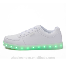 Rio Olympics Closing Ceremony Light Up LED Shoes Men Women Adult Children PU Leather 11 Colors Flash Shoes