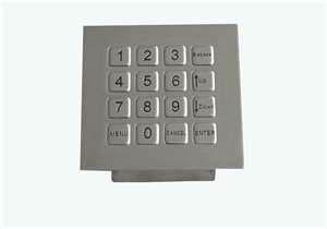 unattended payment terminals 12 flush keys crispy tactile f