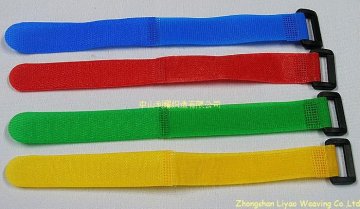 Colored Releasable Cable Tie with Buckle