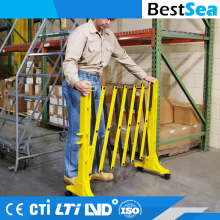 Maintenance free plastic expandable barricade