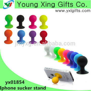 Octopus soft silicone phone sucker stand