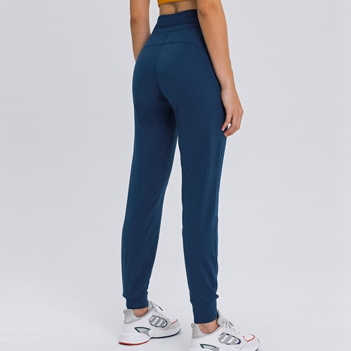 Sportieve yogabroek met hoge taille