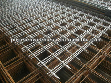 Decorative welded steel bar panels