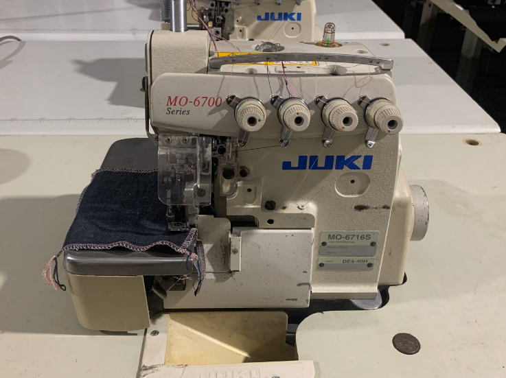 jukis MO-6700 used industrial 5 thread overlock sewing machines industrial price