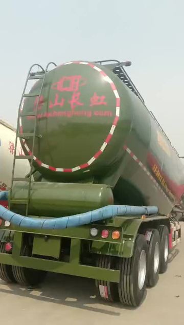 air compressor bulk tank silo semi trailer cement