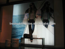 Fabric backlit Light box display,custom backlit film light box