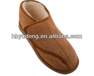 sheepskin leather scuff slipper