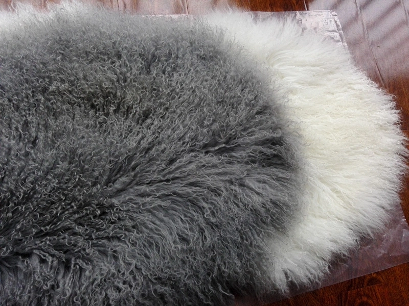 Mongolian Sheep Fur Plate for Sale