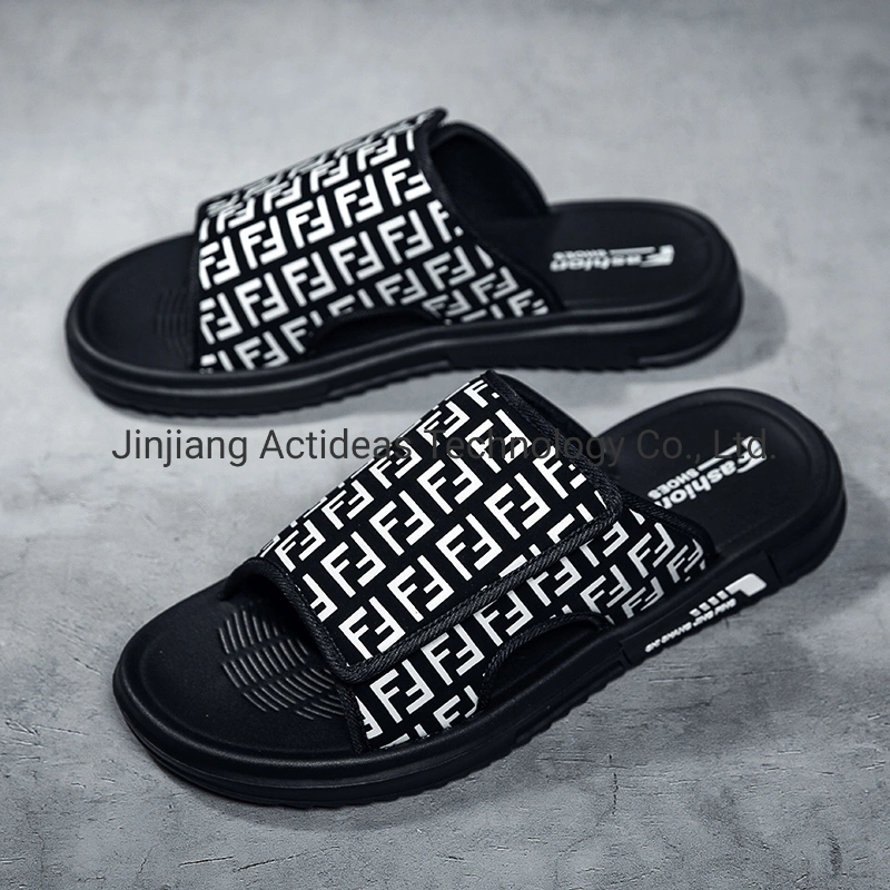 2021 New Slippers Fashion Design Comfortable Sole Slides Men Slippers