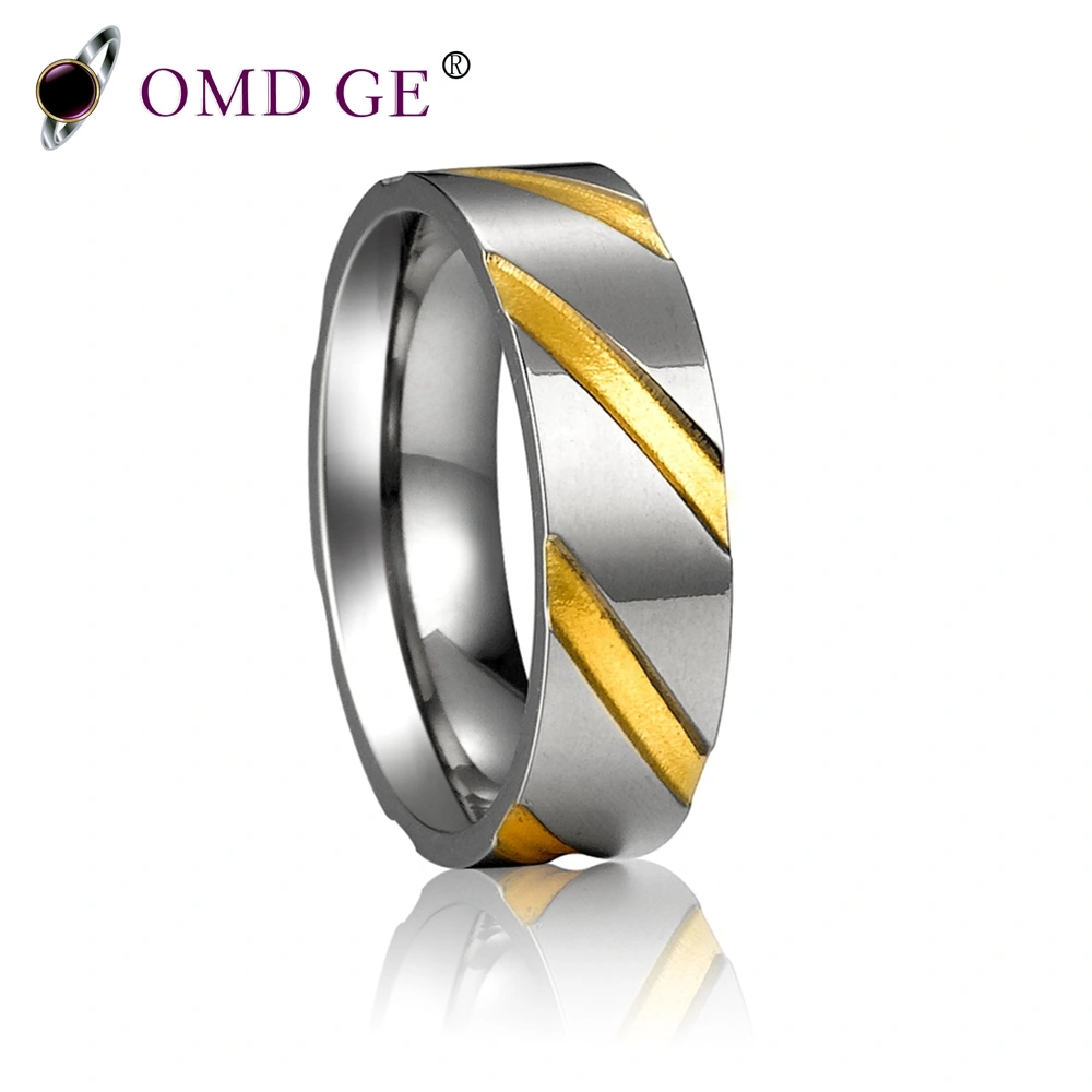 Fashion Two Tone Jewelry Ring in Tungsten