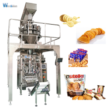PLC Control Biscuit Weighing Filling Packaging Machine