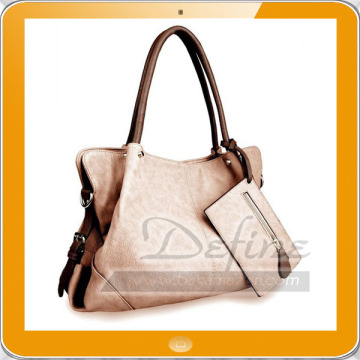 Leatherette Tote Shoulder Handbag For Women