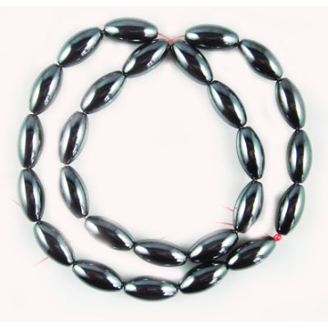 Hematite Rice Beads 8X12MM,Grade A&40CM