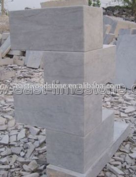 blue limestone wall corner edging stone