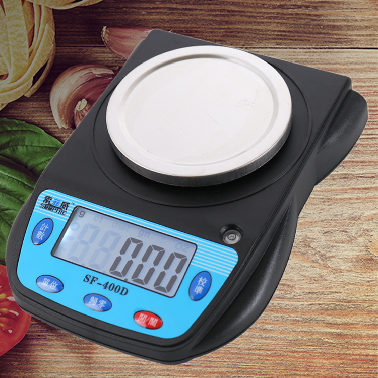 Analytisk Balance Laboratory Electronic Digital Scale SF-400D Kitchen GSM Viktskala