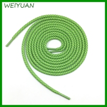 Multicolored branded reflective rope shoe lace