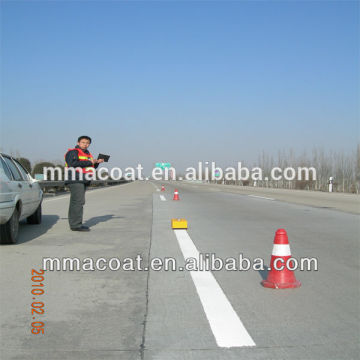 MMA Two-component paint used in cement road marking