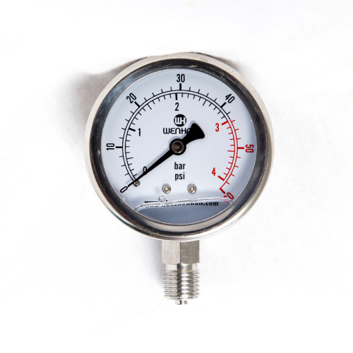 Dasar Mount Stainless Steel Stainless Thread Connection Gauge