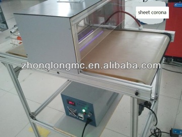 Sheet corona treatment system