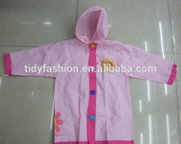 Clear Plastic Kids Wholesale Raincoat