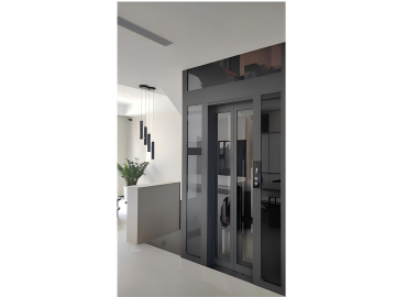 Sightseeing household elevator shaft