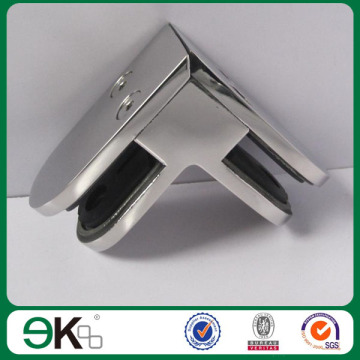 Stainless Steel 90 Degree Glass Corner Clamp (E09B)