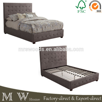 french upholstered bed, button tufted bed, tufted upholstered bed