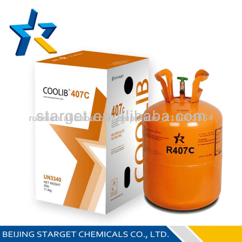 High Quality Tetrafluoroethane 30lb R134a Refrigerant Gas