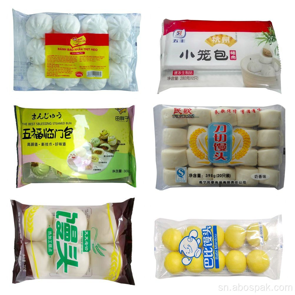 Otomatiki Frozen Chikafu Packing Machine ye dumplings