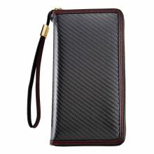 New design red carbon fiber wallet