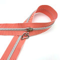 #5 Striped Nylon Custom Coil Nylon Zipper