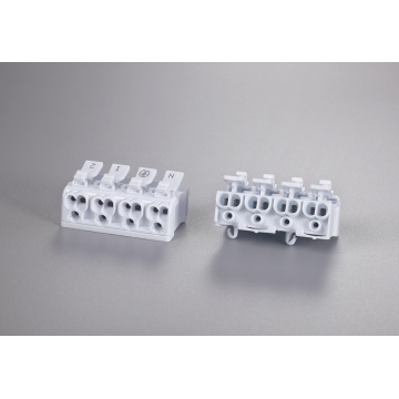 4 Poles Multipolar Wire Connector With Release Button