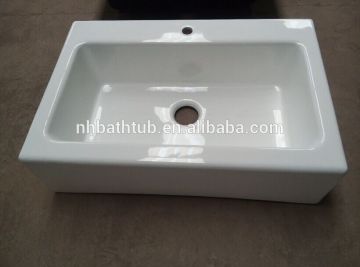 cast iron material sink and bathroom wash basin