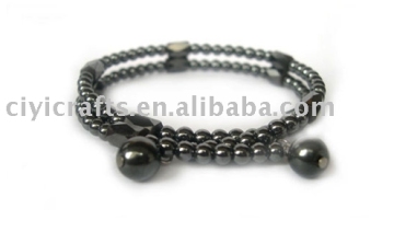 Magnetic Bracelet CYB84164M ,Magnetic bracelet, Magnetite bracelet, magnetic hematite bracelet, magnetic wrap, hematite bracelet,